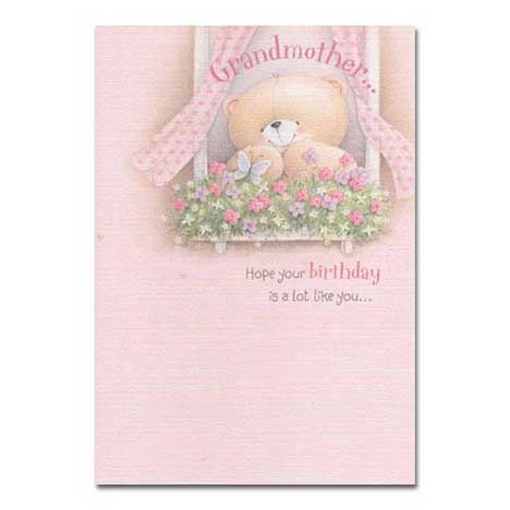Grandmother Birthday Forever Friends Card